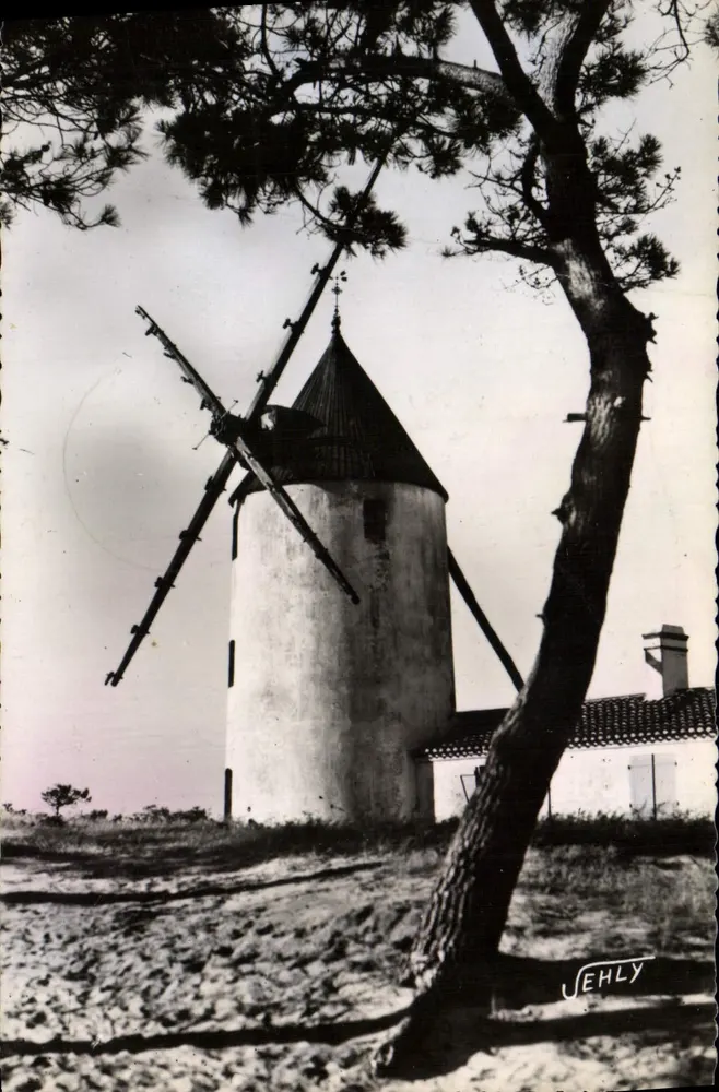 A Moinha da Bosse — Ilha de Noirmoutier — Edições Jehly, n°222 - Frente