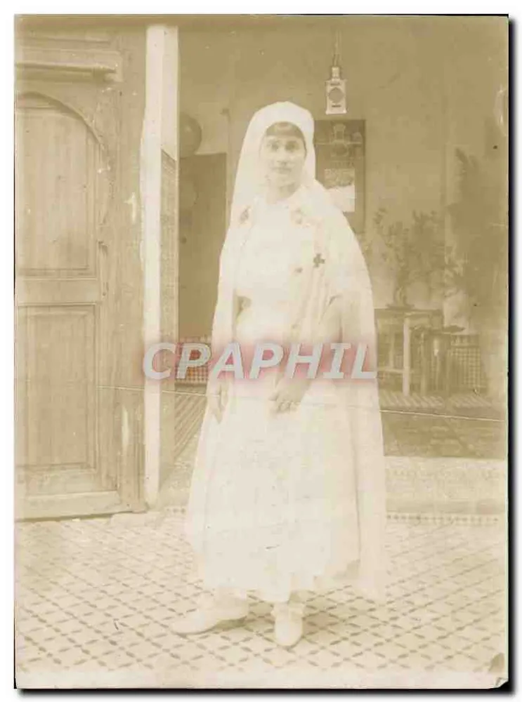 Infermiera — Tunisia — dopo 1914 — Ferz maroc - Recto