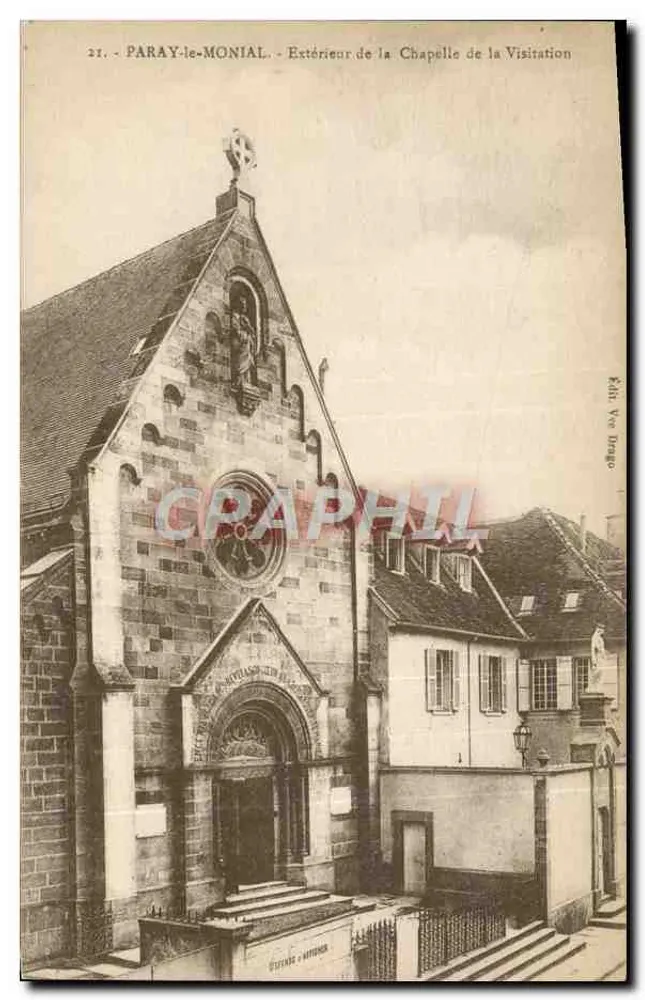 Paray-le-Monial — Außenseite der Kapelle der Visitation — Vérité & Matières - Vorderseite
