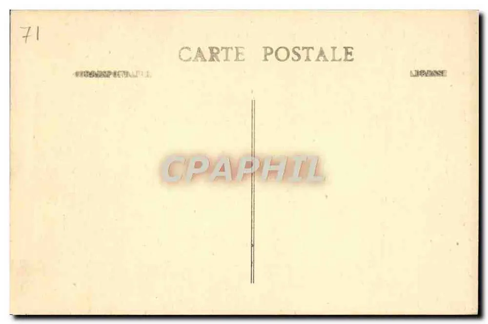 Autun - Spitztürme der Kathedrale Saint-Lazare, 87 m. 37, errichtet 1470 vom Kardinal Rollin. Aufnahme aus dem Meisteramt. - Verlag: Loury - Rückseite