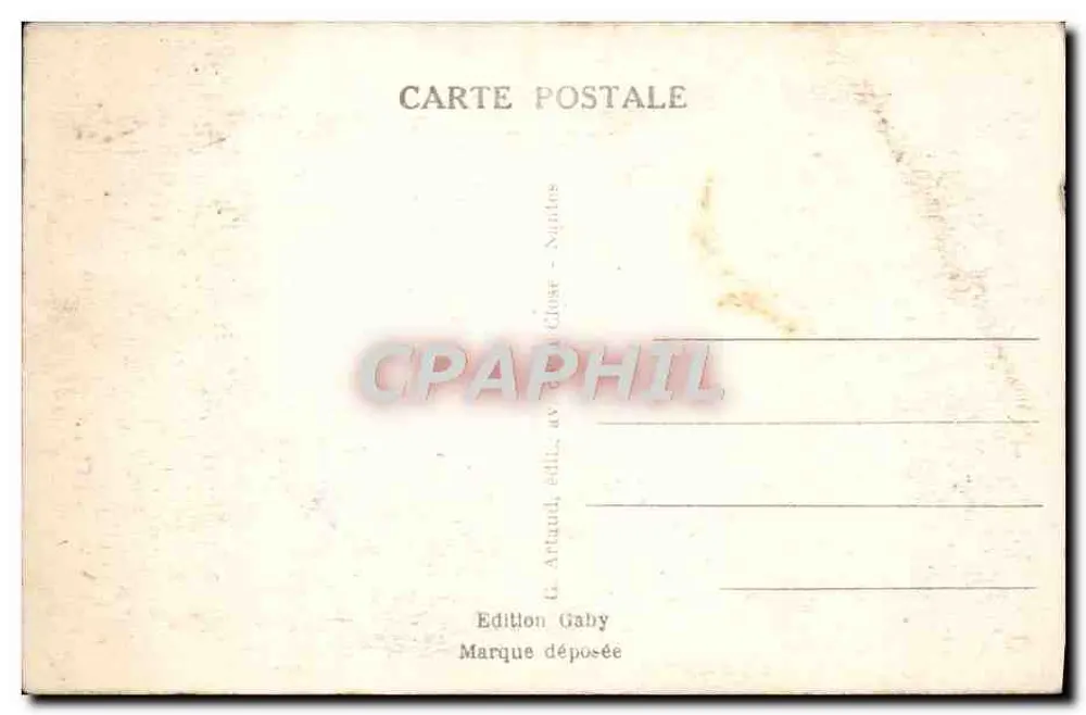 Bagnolles-de-l'Orne — Das Grand Hotel und der See — Gaby - Rückseite