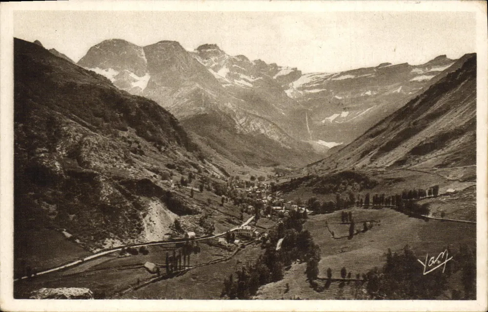 Gavarnie — Das Dorf und der Cirque — Édition des Combattants des Chemins de Fer - Vorderseite