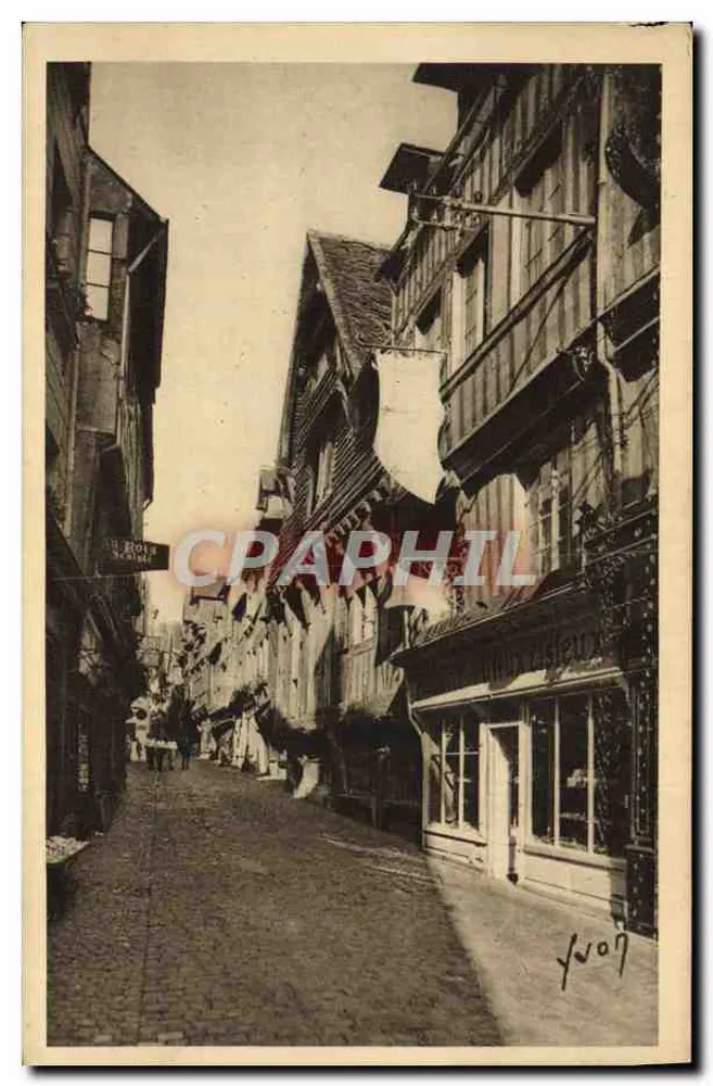 Lisieux (Calvados) — A Rue aux Feves — Les Éditions d'Art Yvon, Paris - Frente