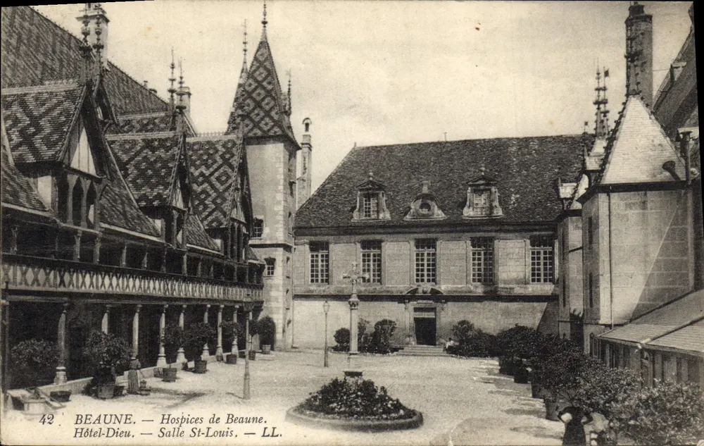 Beaune — Hospices de Beaune. Hôtel-Dieu. Salle St-Louis — LL. - Vorderseite