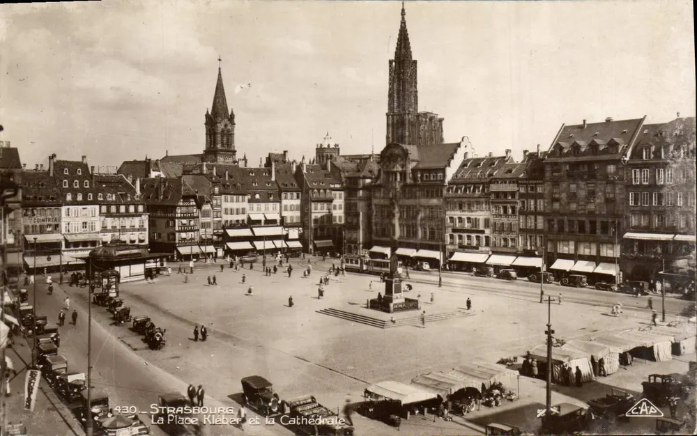 Straßburg — Place Kléber und die Kathedrale — Cointreau n°430 - Vorderseite