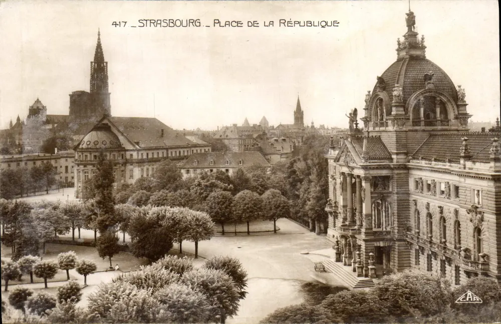 Strasbourg — Place de la République — C.A.P. Strasbourg n°417 - Front