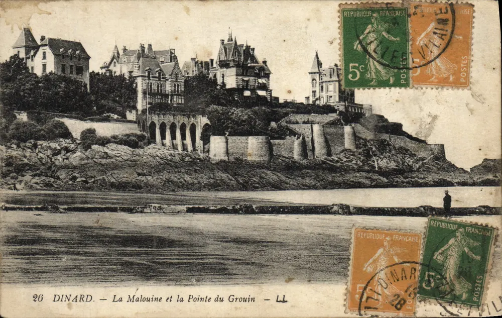 Dinard — Die Malouine und die Pointe du Grouin — LL - Vorderseite