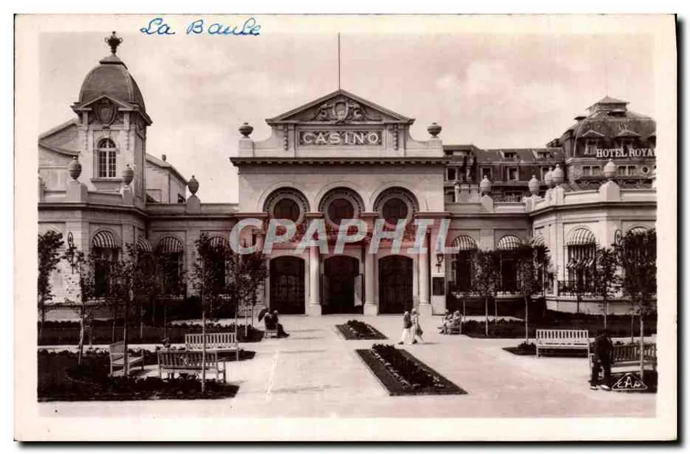 La Baule — Het Casino en het Hotel Royal — 'Real-Photo' La Baule - Voorkant