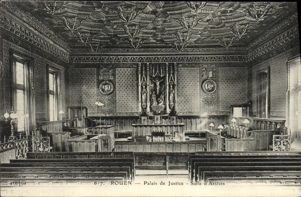Rouen — Palácio de Justiça - Sala dos Julgamentos - Frente