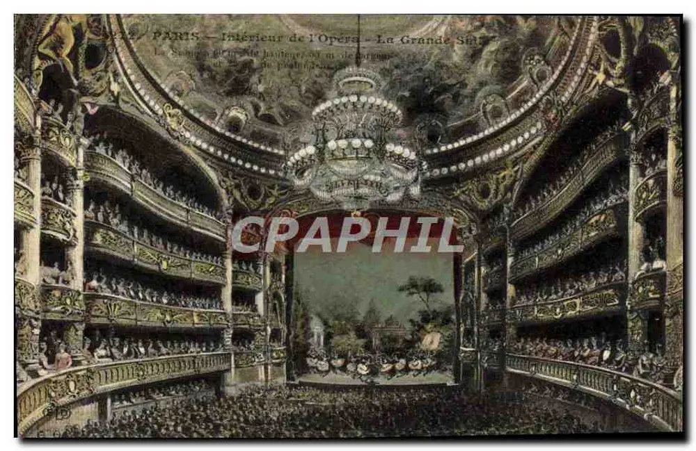 PARIS — Innenraum des Opernhauses — Die Große Halle — Verleger E. CASSARD - Vorderseite