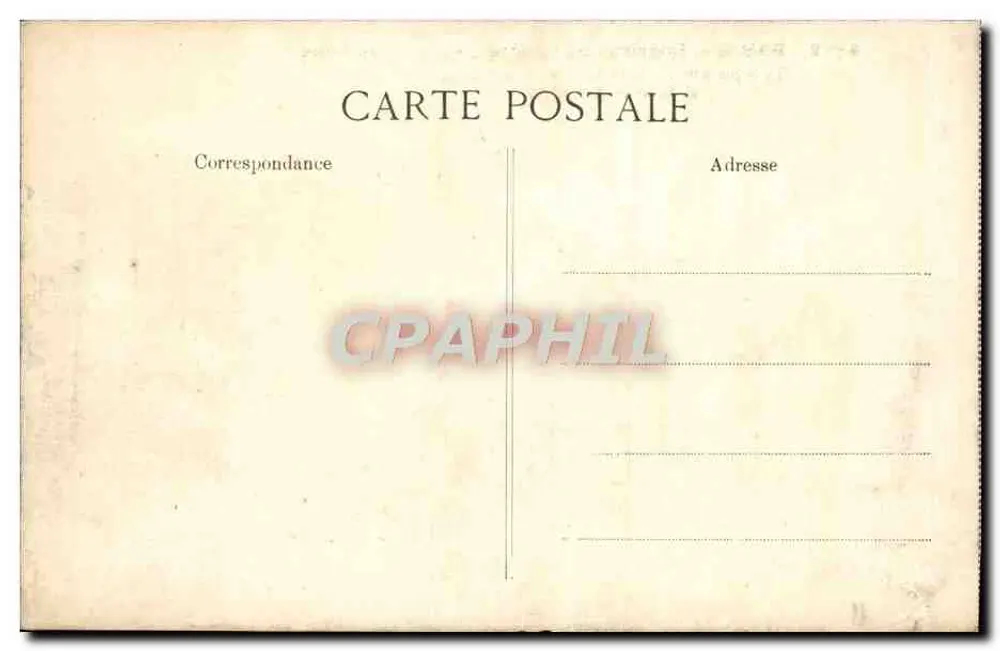 PARIS — Innenraum des Opernhauses — Die Große Halle — Verleger E. CASSARD - Rückseite