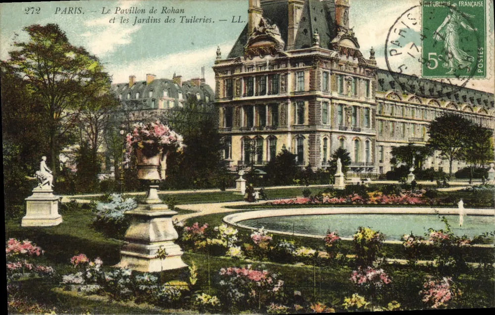Paris — Das Pavillon de Rohan und die Tuilerien-Gärten — LL. n°272 - Vorderseite