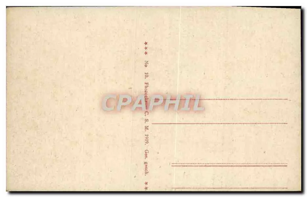 मैन्ज़। गुटेनबर्गप्लाज़ और डोम — फोटोफिल एस.एम. 1919, नंबर 10 - पीछे