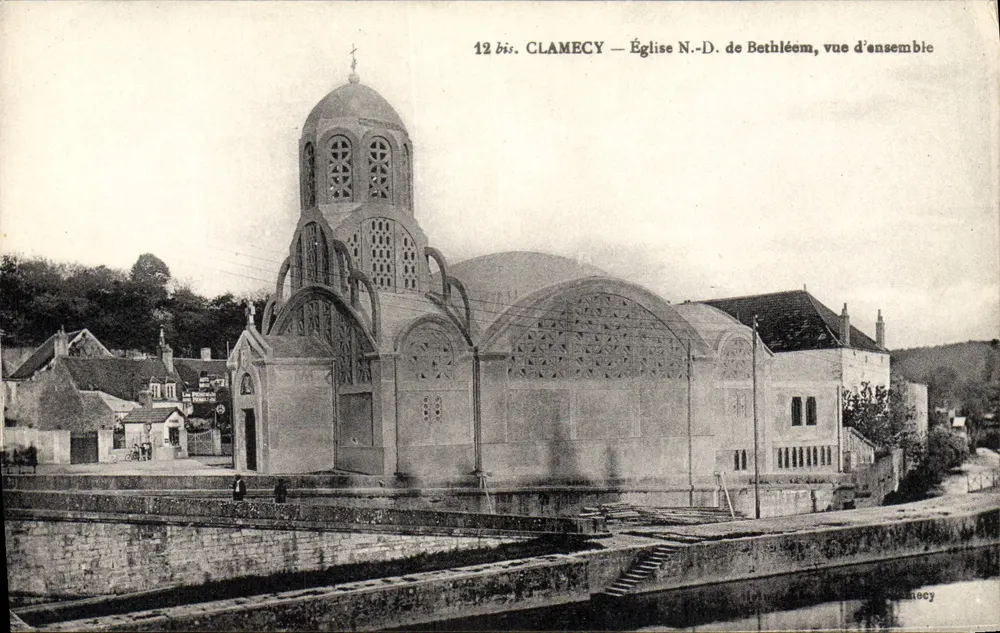 Clamecy — Église N.-D. de Bethléem, vue d'ensemble — 12 bis - Recto