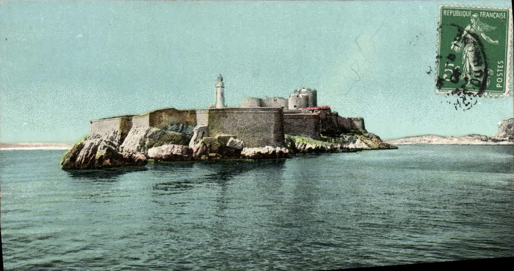 Ilha da Ilha d'Yeu — Fortaleza e farol — Editor não visível - Frente