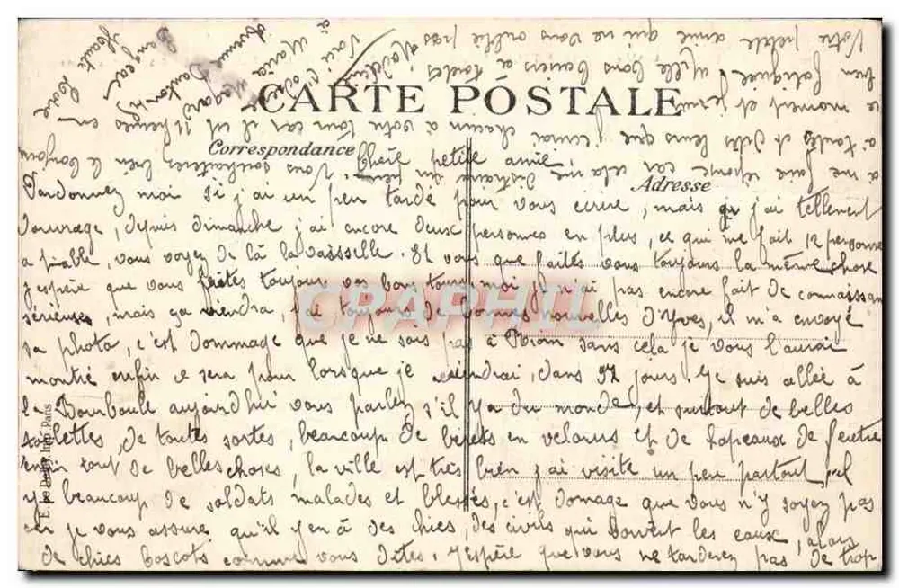 La Bourboule — La Roche des Fées — L'Auvergne pittoresque 4423 - Rückseite