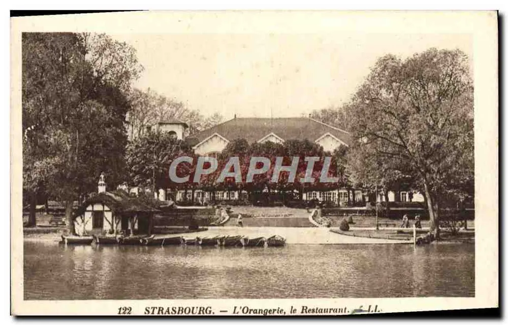 Estrasburgo — A Orangerie, o Restaurante — L.L. — n°122 - Frente