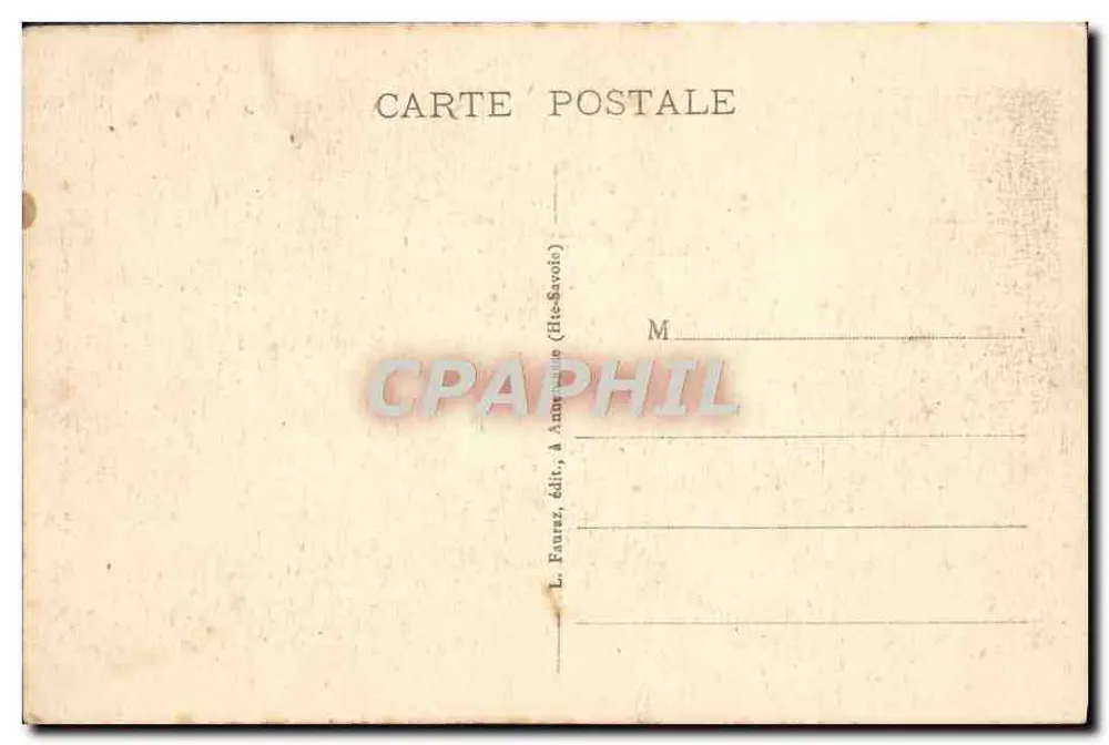 Aig. du Midi (3843m) — Glacier dos Bossons — G.R. 438 — Chamonix-Mont-Blanc (Hte-Savoie) - Verso