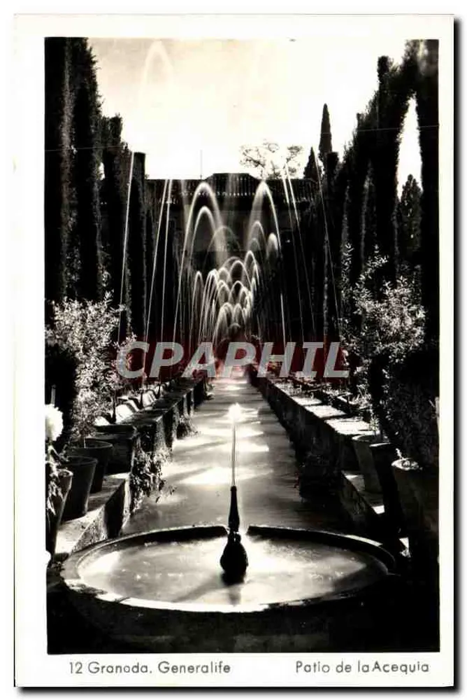 Patio de la Acequia — Granada — Generalife - Voorkant