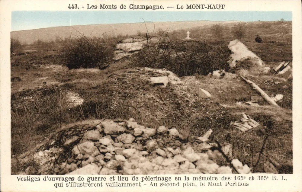 Die Monts der Champagne — Le MONT-HAUT — J. Fréville, Verlag, Reims - Vorderseite
