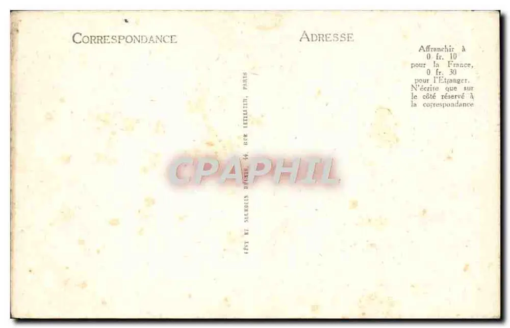 La Prière au bord de l'Oued — SCÈNES ET TYPES, n° 6603, LL - Verso