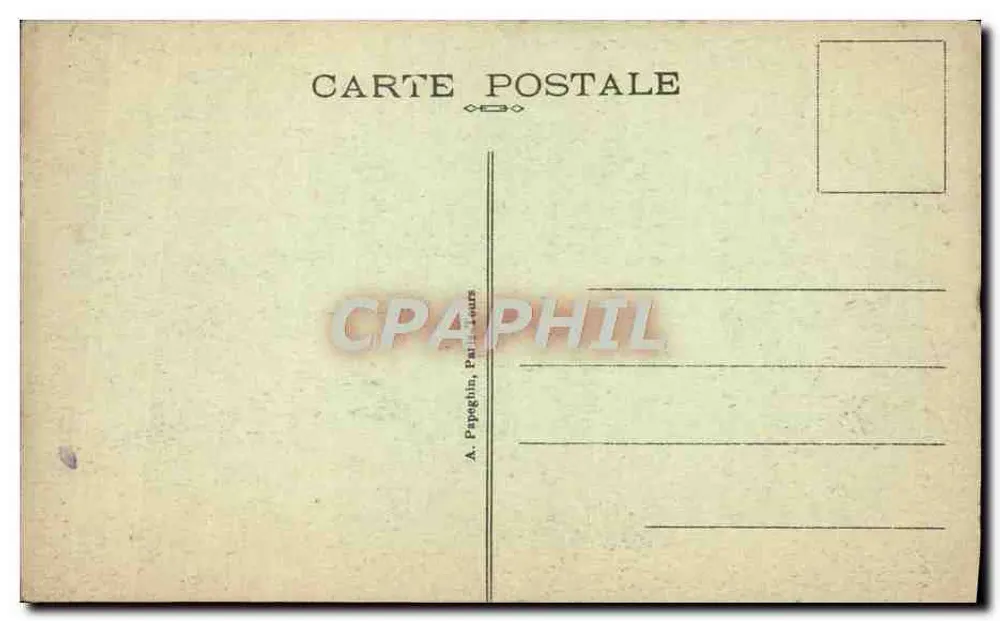 Chaumont (L.-et-C.) — Das Schloss — 15. und 16. Jahrhundert — A. P. - Rückseite