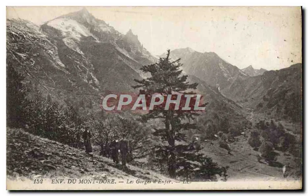 Omgeving van Mont-Dore — De Gletsjer van Enjer — LL. — n° 152 - Voorkant