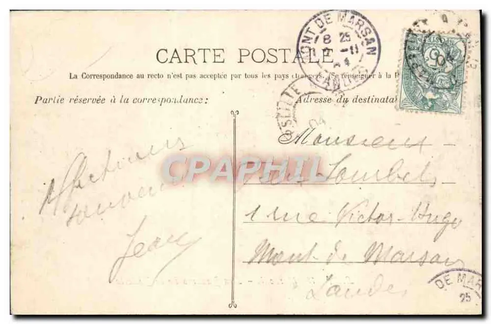 Marseille — Les Bassins de la Joliette — L.P. 11 - Rückseite