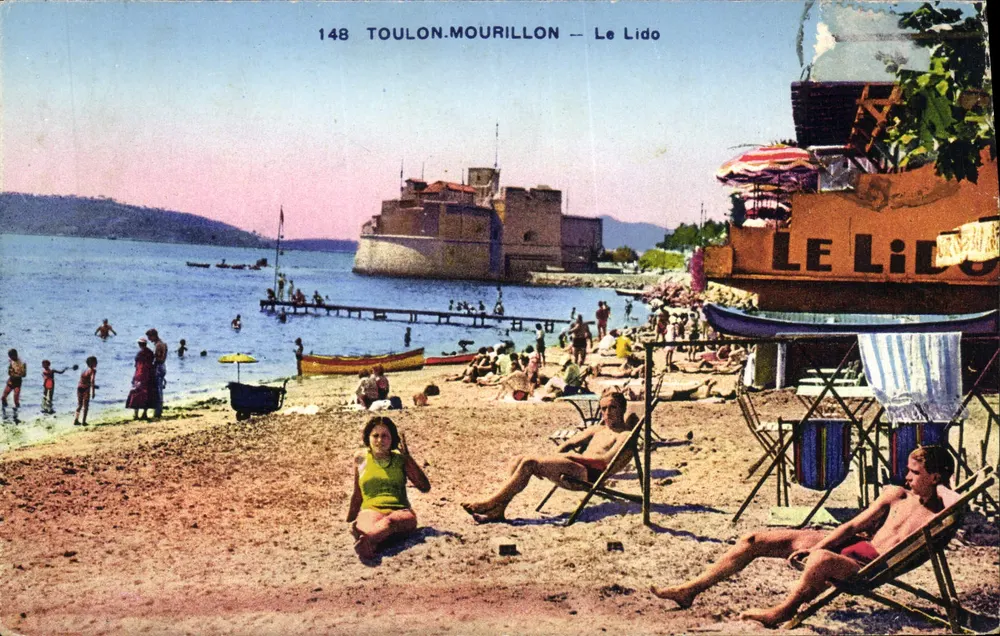 Toulon.Mourillon — The Lido — Bouvet-Sourde - Front