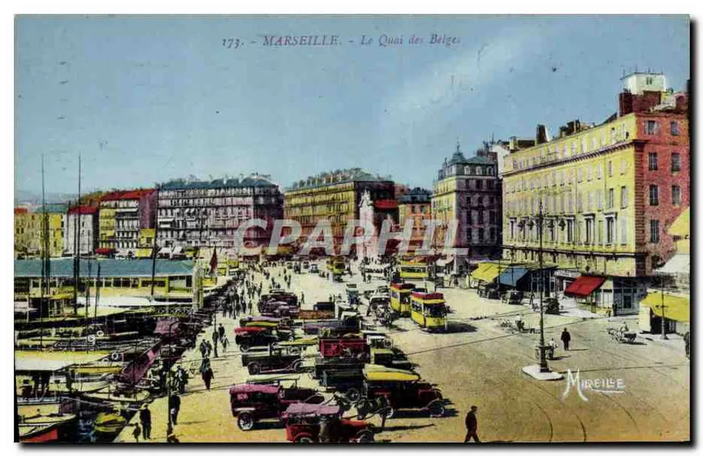 Marseille - Le Quai des Belges — Mireille, n°173 - Recto
