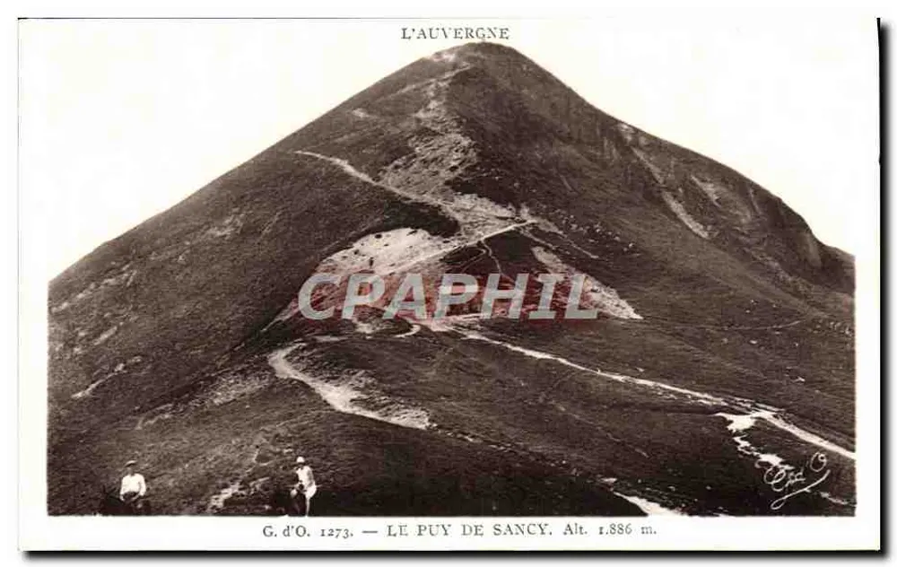 Le Puy de Sancy — Vista panorâmica — G. d'O. n° 1273 - Frente