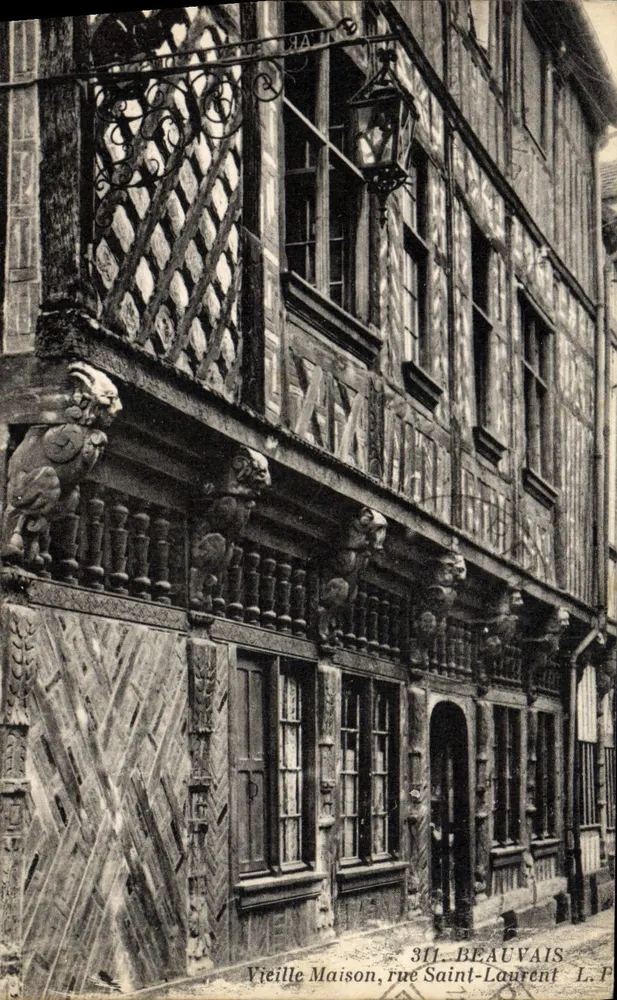 Altes Haus, rue Saint-Laurent — Beaussais — L.P. n°311 - Vorderseite