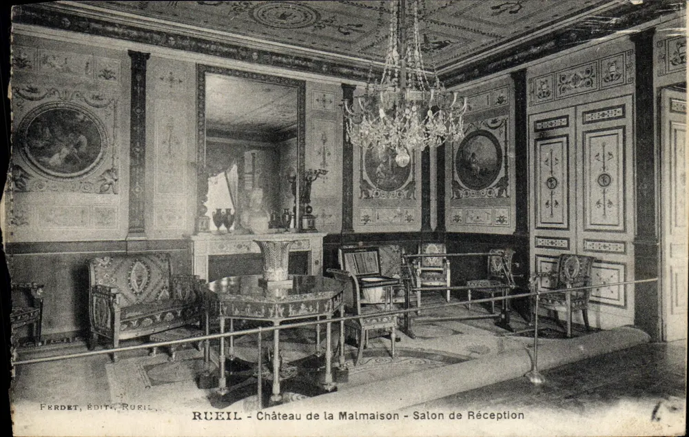 RUEIL - Château de la Malmaison - Salon de Réception — Ferdet, Éditeur, Rueil - Front