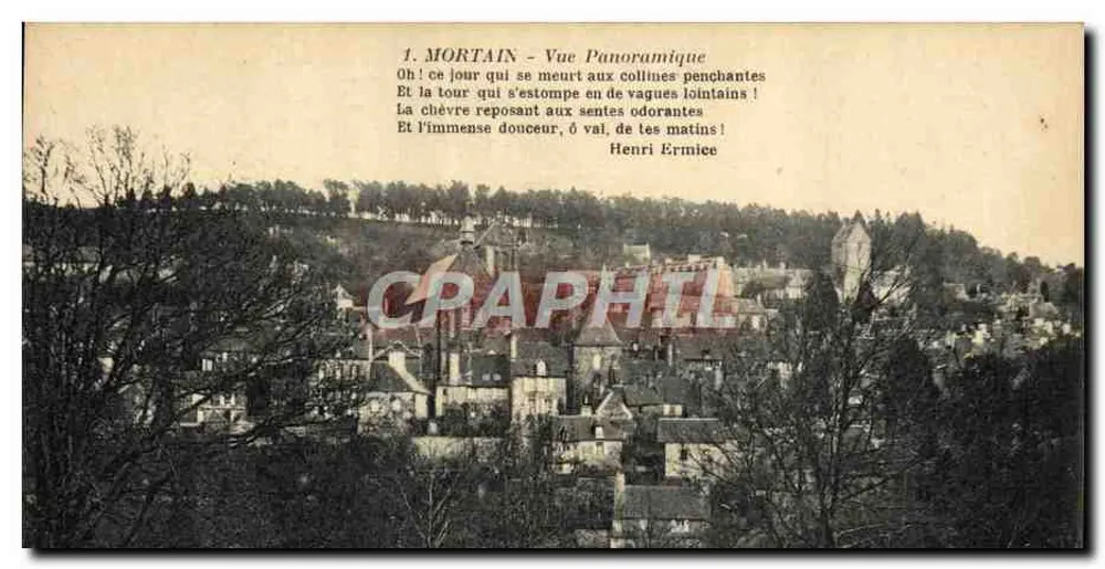 Mortain — Vista panorâmica — editor não visível - Frente