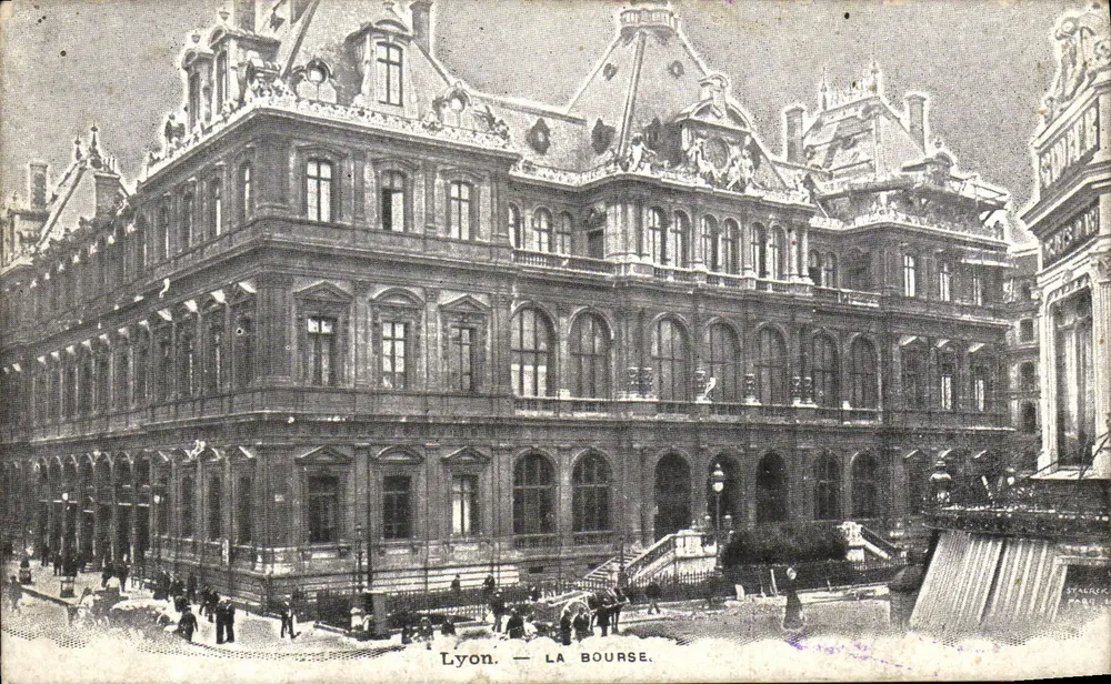 Lyon — Widok na Giełdzie — Wydawca STAURK, nr 20 - Awers
