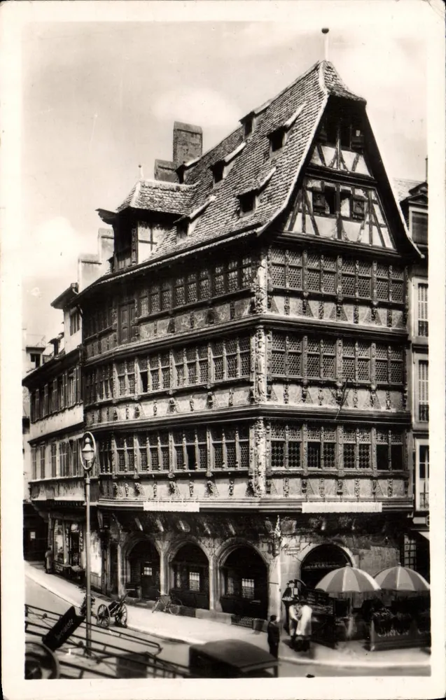 Estrasburgo - A Casa Kammerzell — editor C.P.A.P.HIL, n°42 - Frente