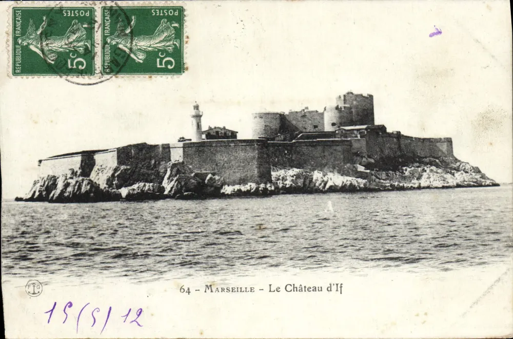 Marselha - O Castelo de If — editor FTO, n° 64 - Frente