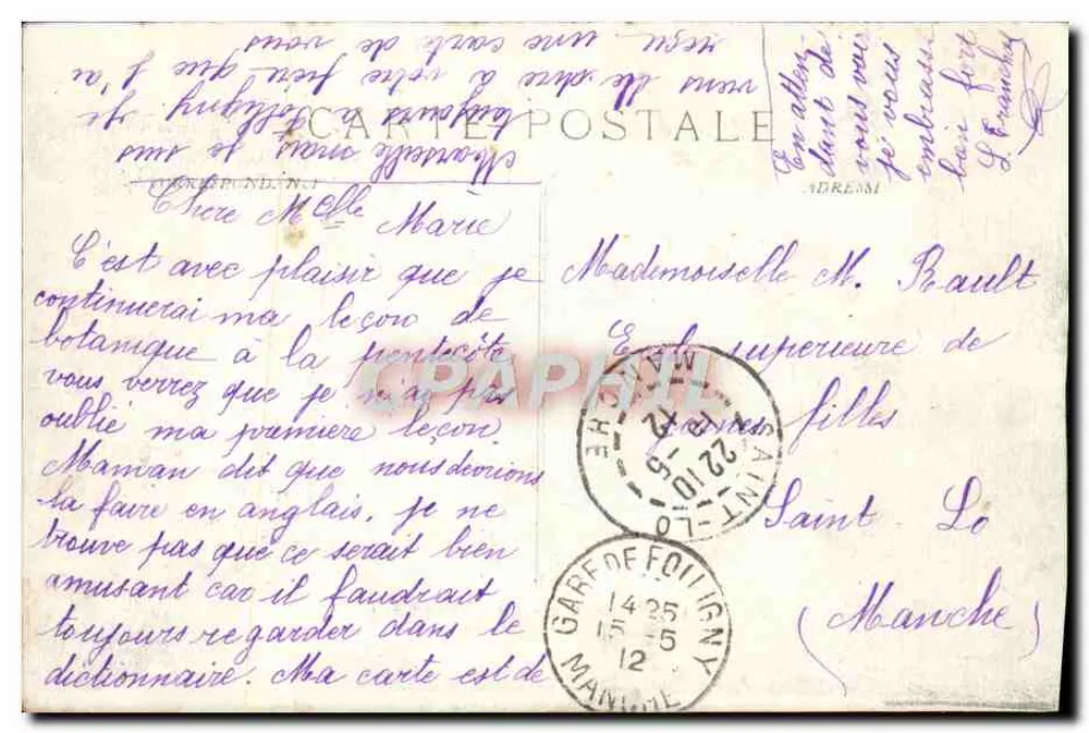 Marselha - O Castelo de If — editor FTO, n° 64 - Verso