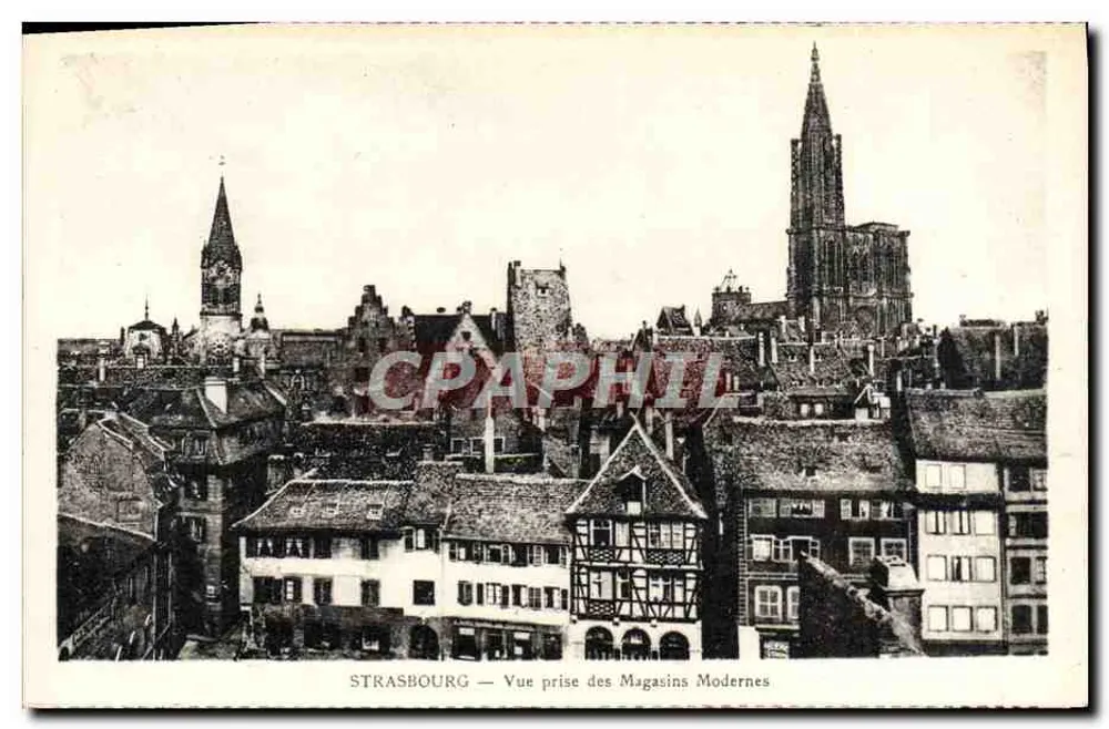 Straßburg — Ansicht vom Modernen Geschäft — Félix Luib, Verleger Straßburg - Vorderseite