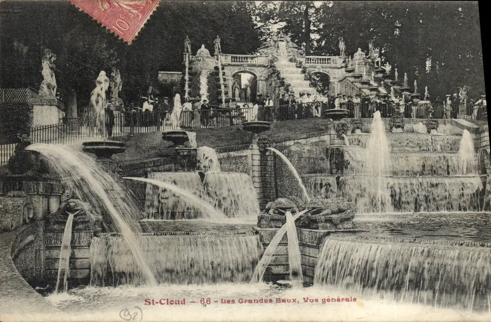 सेंट-क्लौड — ग्रैंड एऊज़, व्यापक दृश्य — एडिशन फ्लूम - आगे