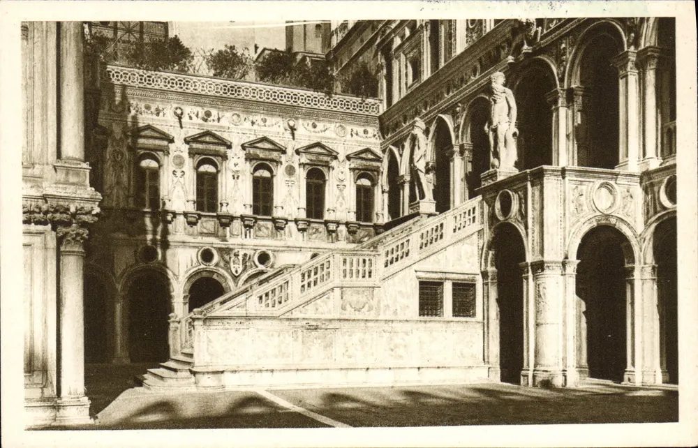Venedig — Palazzo Ducale — Scala dei Giganti — Sammlung Michel Roussier - Vorderseite