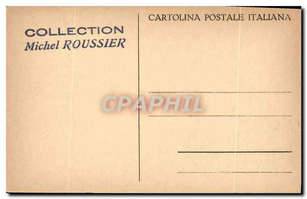 Rom, Ruinen des Ripolero di Cecilio Metella, Via Appia — Verlag D. Anderson, Rom - Rückseite