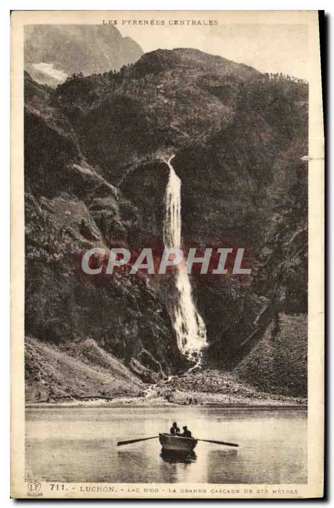 Luchon — Lac d'Oo et la Grande Cascade de 213 mètres — Édition Océan, Toulouse - Voorkant