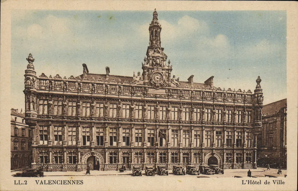 Valenciennes — L'Hôtel de Ville — LL.2 — Cie des Arts Photomécaniques - Recto