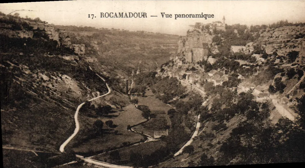 Rocamadour — Panoramische weergave — Uitgever niet zichtbaar, serie-nummer 17 - Voorkant