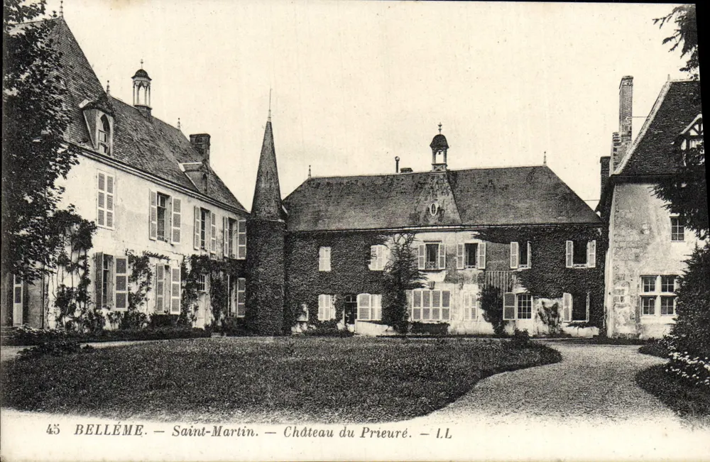 Bellême — Saint-Martin — Castello del Prieuré — I.L. - Recto