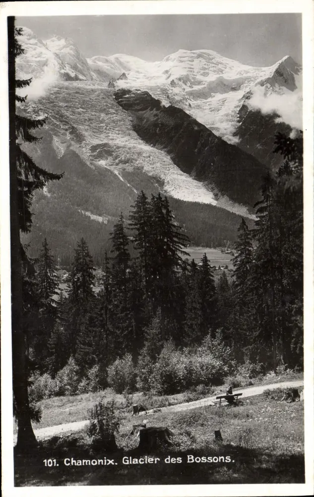 Chamonix - Glacier dos Bossons — Edição A ENDACO, n°101 - Frente