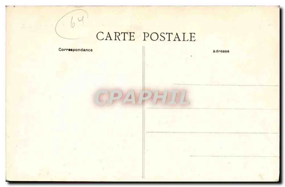 Biarritz - Wellenwirkung am Rocher de la Surprise — A.S. — Serie 26 - Rückseite
