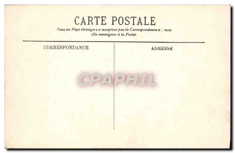 Biarritz — Le Rocher de la Vierge — LL. — N° 11 - Verso