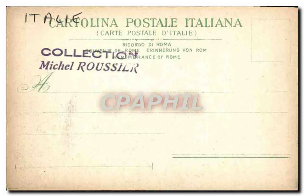 Rom - S. Lorenzo fuori le mura — Verlag Cartolina Postale Italiana, Nr. 66 - Rückseite
